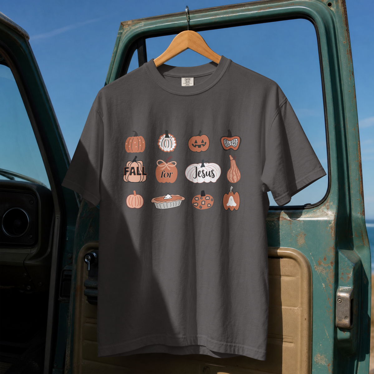 Fall for Jesus T-Shirt (dark gray)