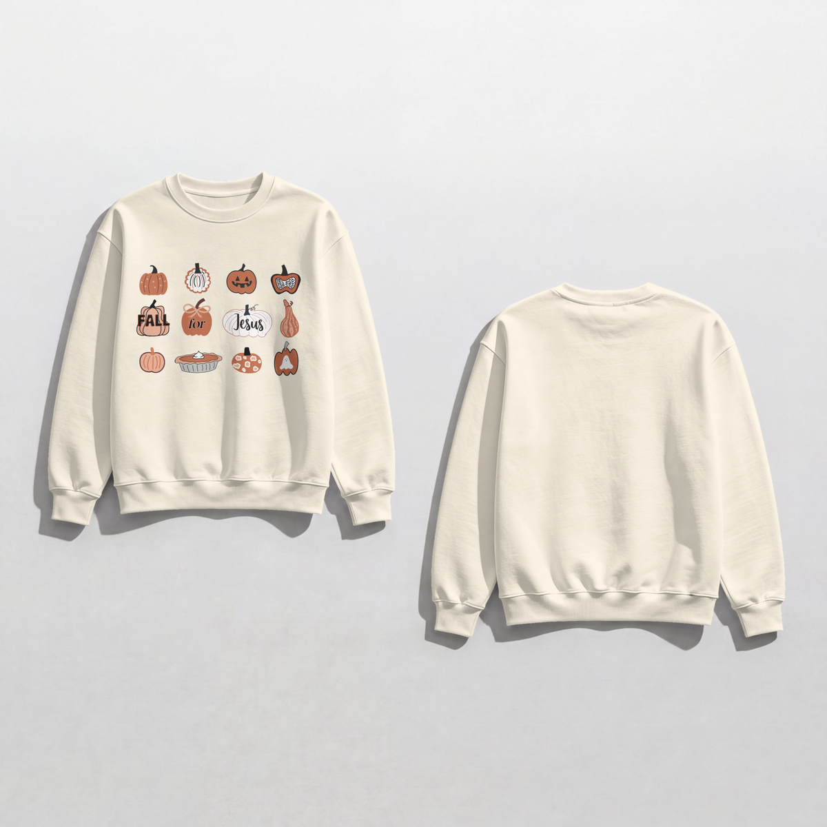 Fall For Jesus Crewneck (Ivory)
