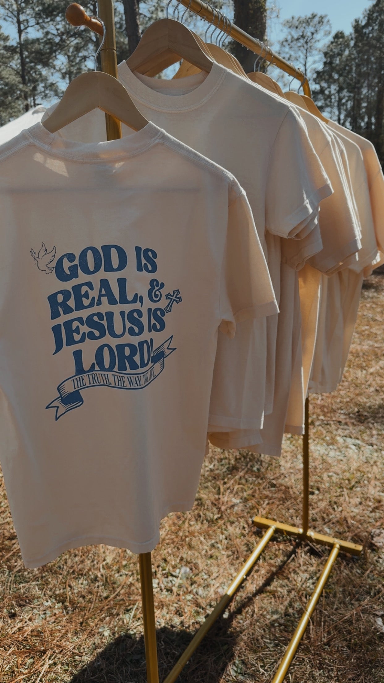God is Real & Jesus is Lord T-Shirt
